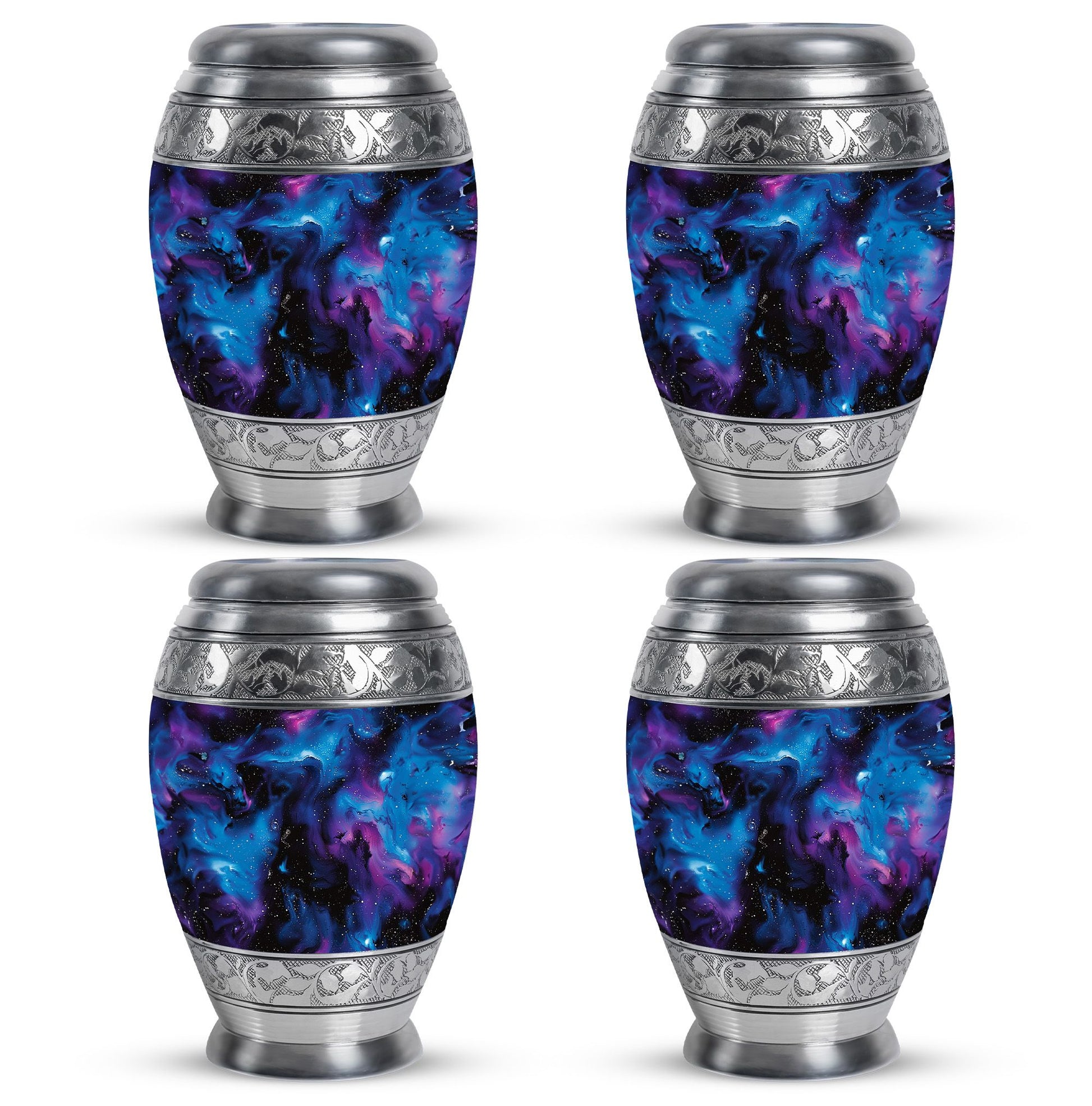 Galaxy Urn For Human Ashes Adult Large Teardrop, Heart Urn For Ashes