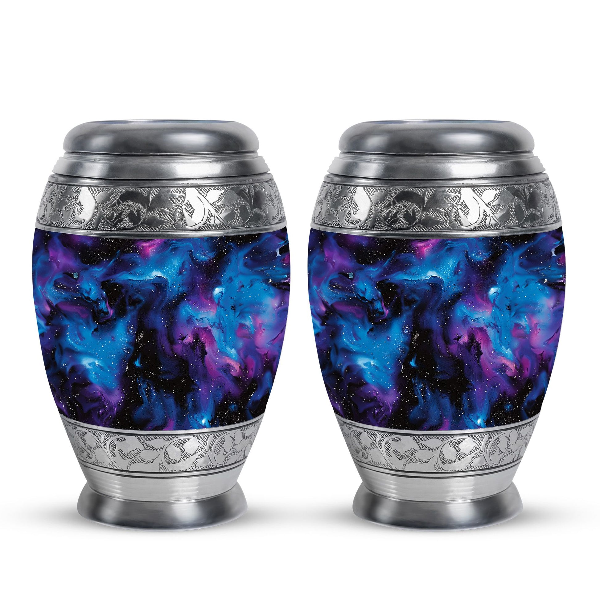 Galaxy Urn For Human Ashes Adult Large Teardrop, Heart Urn For Ashes
