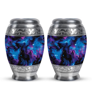 Galaxy Urn For Human Ashes Adult Large Teardrop, Heart Urn For Ashes