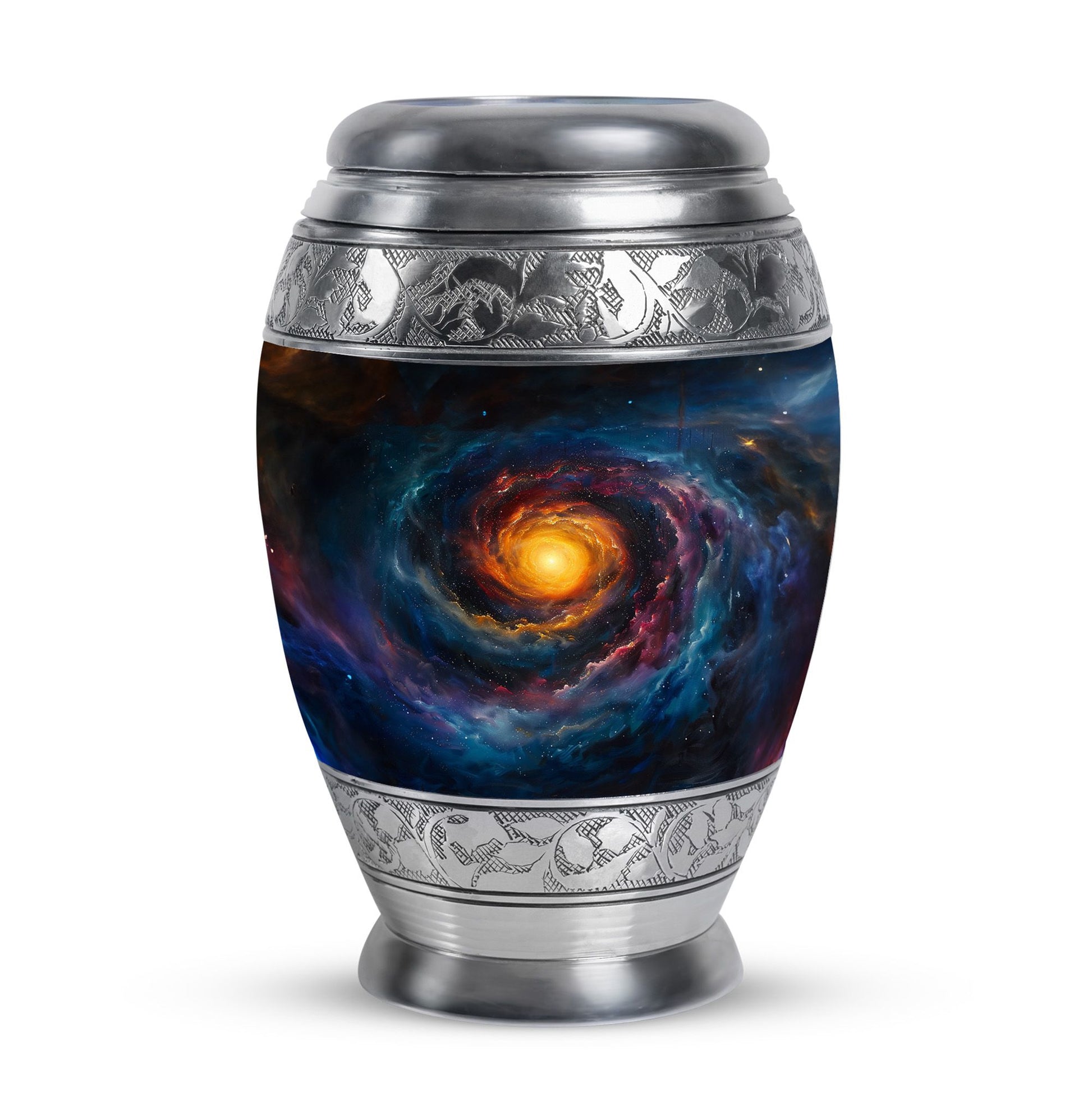 Galaxy Urn For Son Teardrop, Heart Cremation Urn