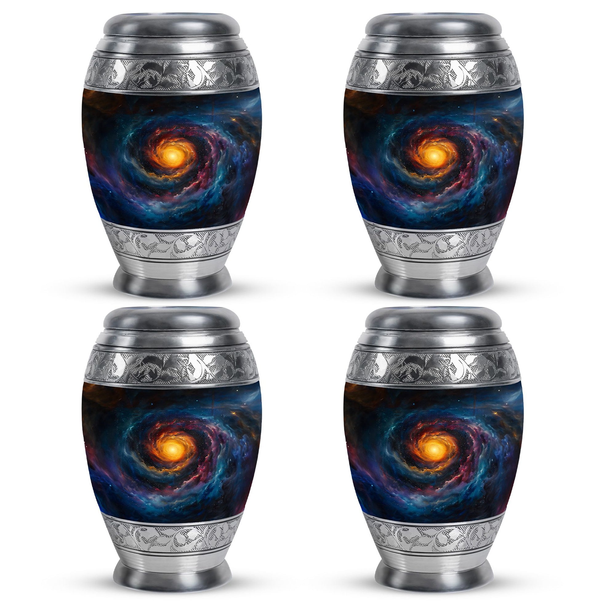 Galaxy Urn For Son Teardrop, Heart Cremation Urn