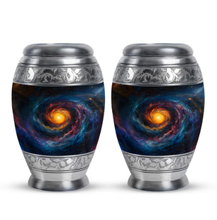 Galaxy Urn For Son Teardrop, Heart Cremation Urn