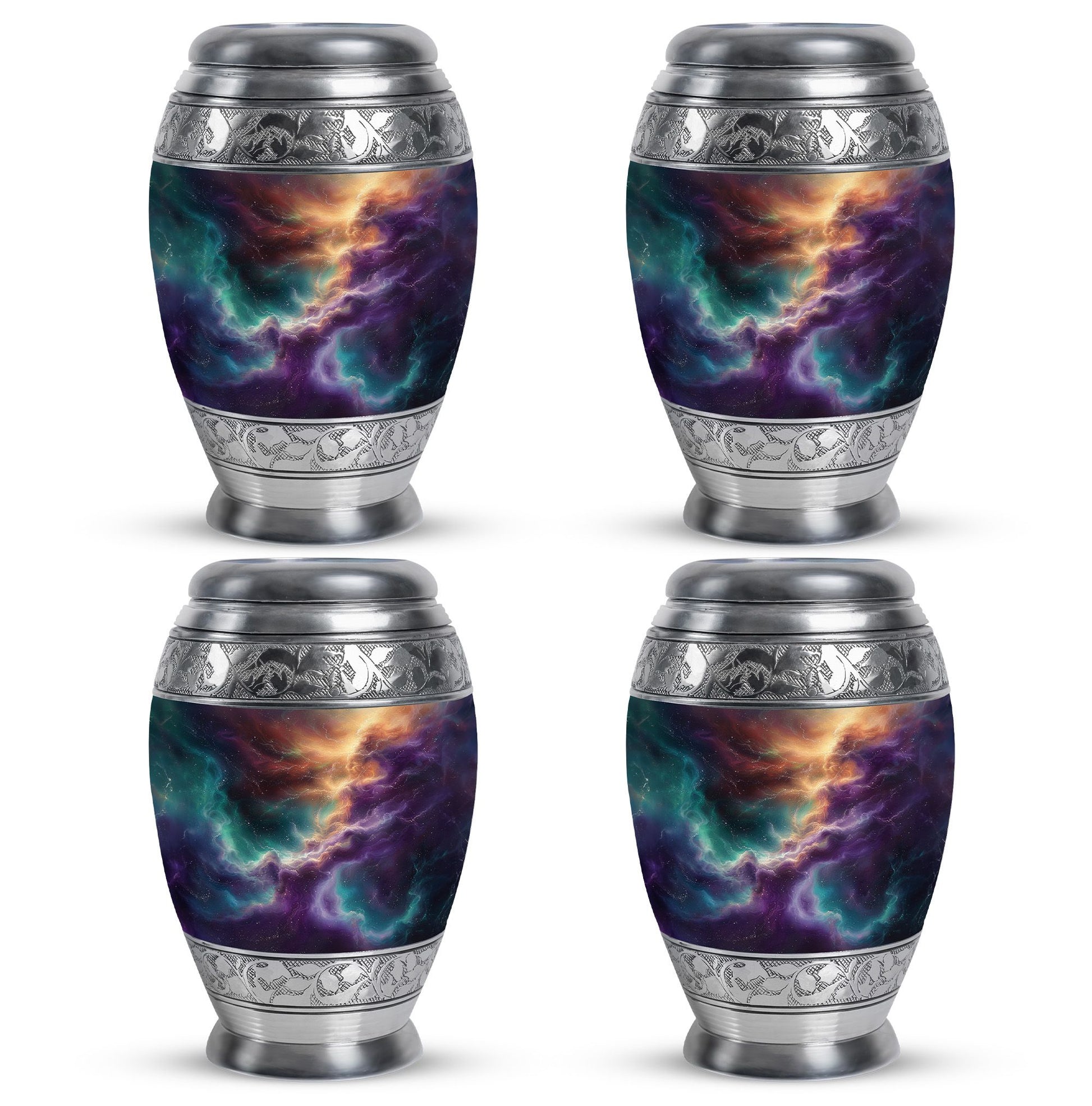 Galaxy Urn Dad Teardrop, Heart Shape Urn