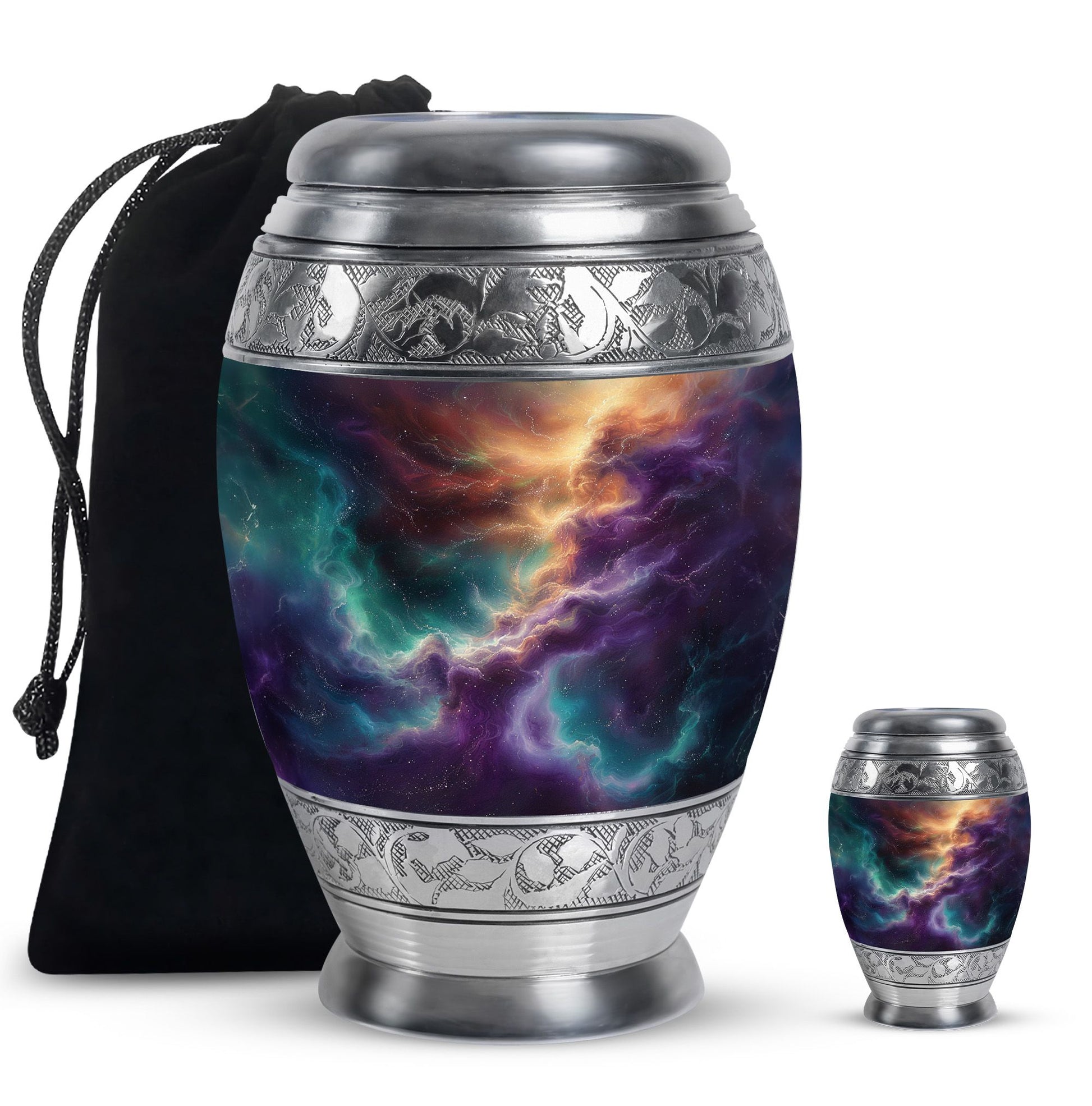Galaxy Urn Dad Teardrop, Heart Shape Urn