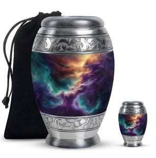 Galaxy Urn Dad Teardrop, Heart Shape Urn