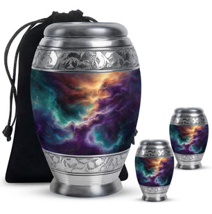 Galaxy Urn Dad Teardrop, Heart Shape Urn