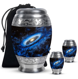 Galaxy Cremation Urns For Ashes Teardrop, Heart Cremation Urn