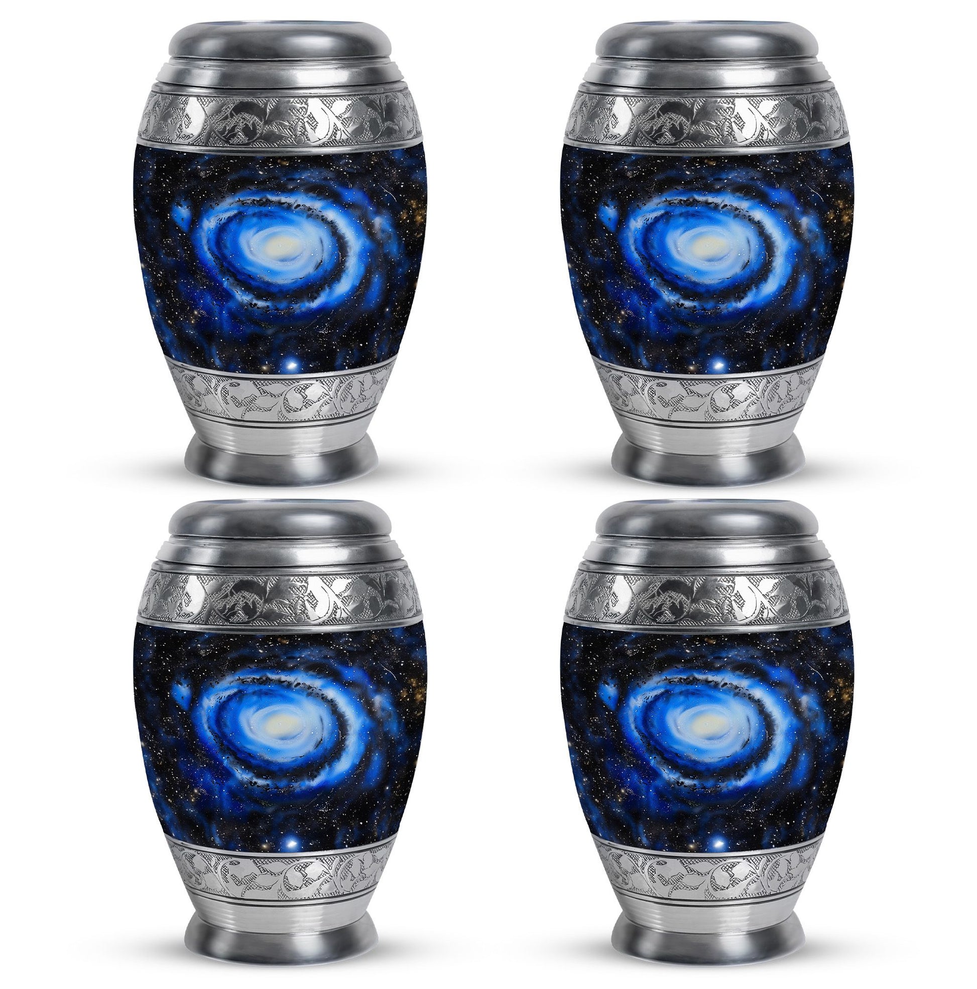 Galaxy Customized Urns For Human Ashes Teardrop, Heart Urn