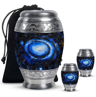 Galaxy Customized Urns For Human Ashes Teardrop, Heart Urn