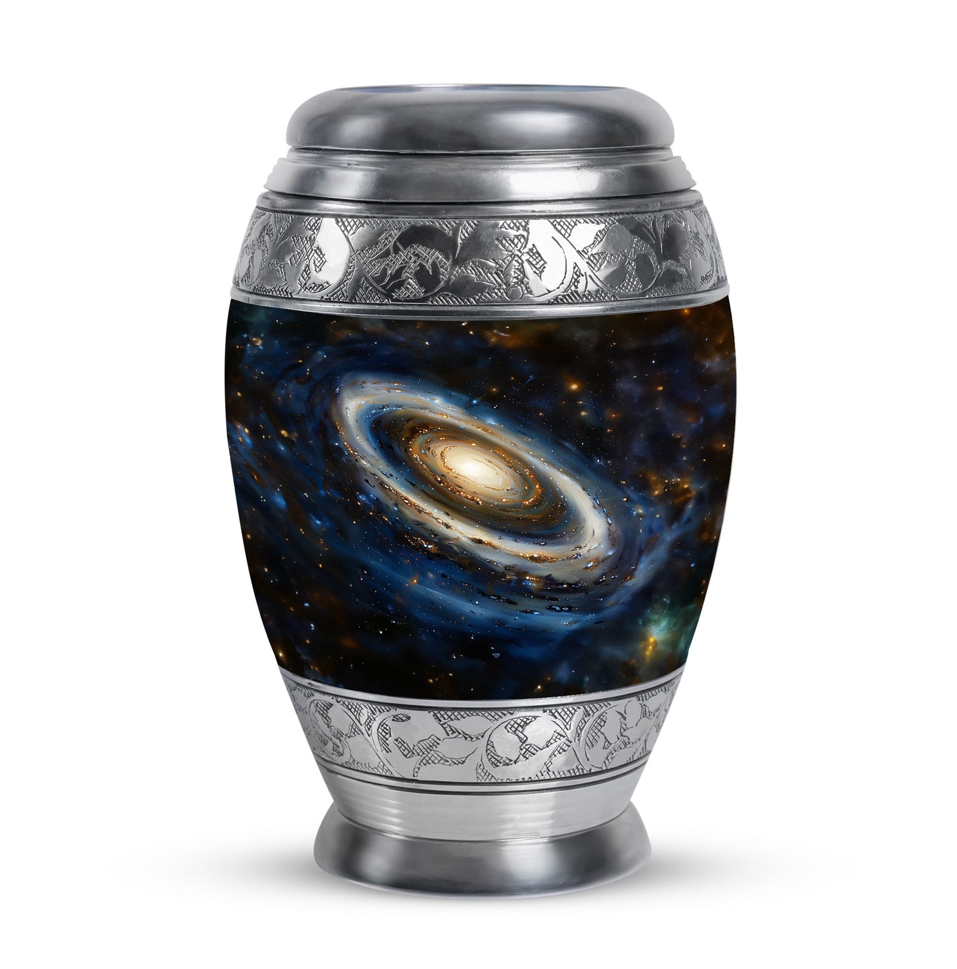 Galaxy Medium Urn For Ashes Teardrop, Heart Cremation Urn
