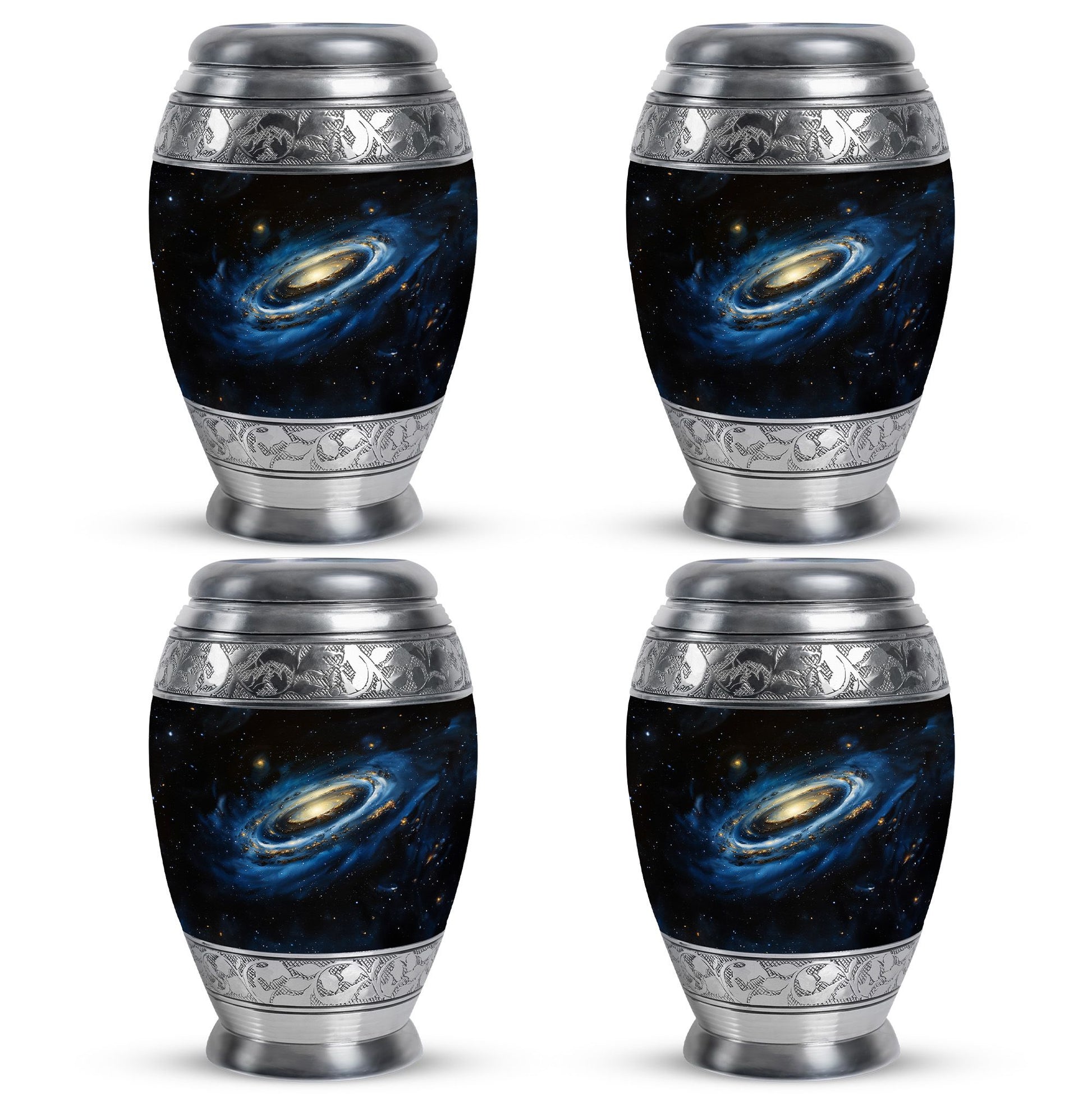 Galaxy Cremation Urns For Ashes For Women Teardrop, Heart Shape Urn