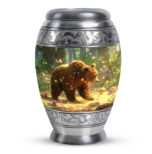 Bear Cremation Urns For Burial Teardrop, Heart Shape Urn