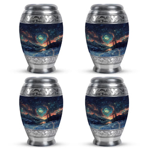 Majestic Sky Theme 3 Inch Keepsake Pack of 4