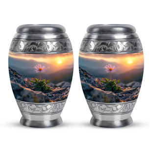 Flower Theme 3 Inch Keepsake Pack of 2