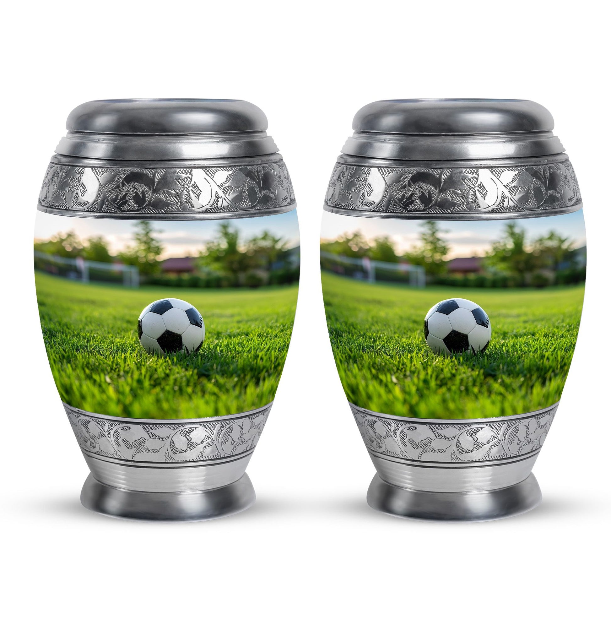 Foothball Theme 3 Inch Keepsake Pack of 2