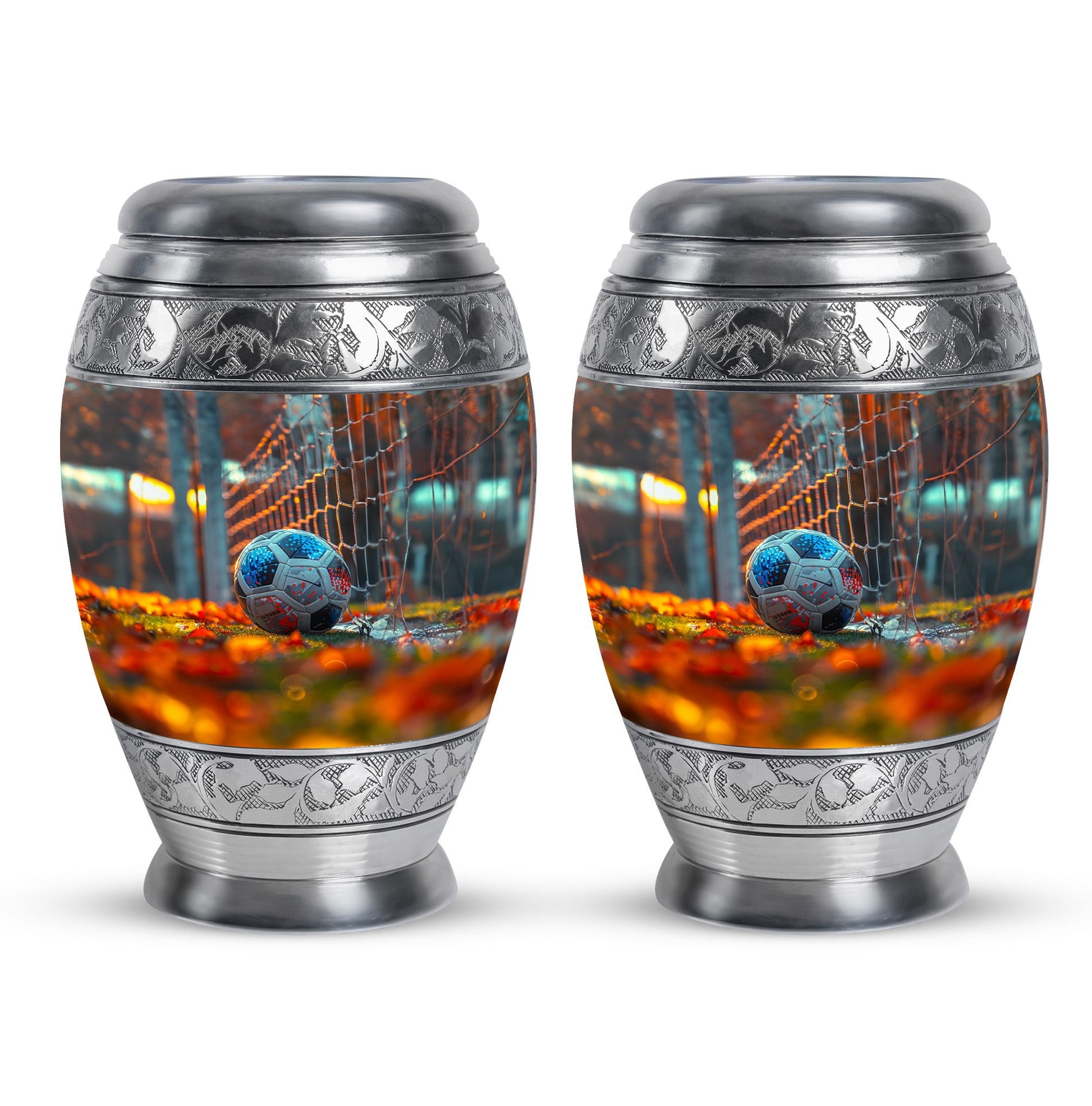 Foothball Theme 3 Inch Keepsake Pack of 2