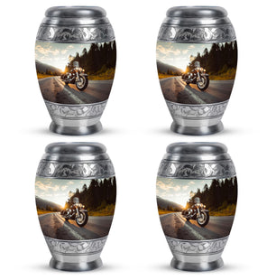Bike Theme 3 Inch Keepsake Pack of 4