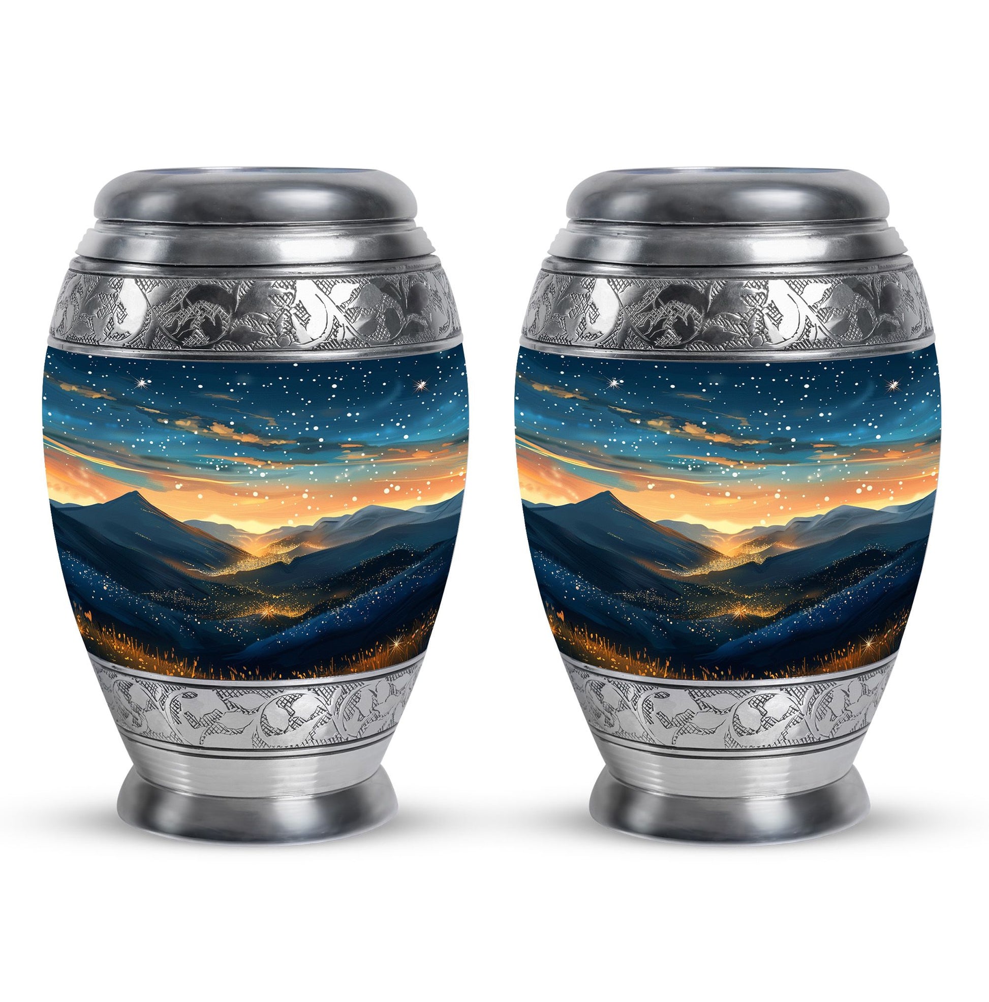 Majestic Sky Theme 3 Inch Keepsake Pack of 2