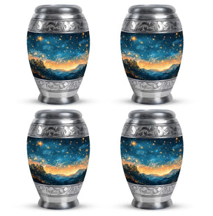Majestic Sky Theme 3 Inch Keepsake Pack of 4