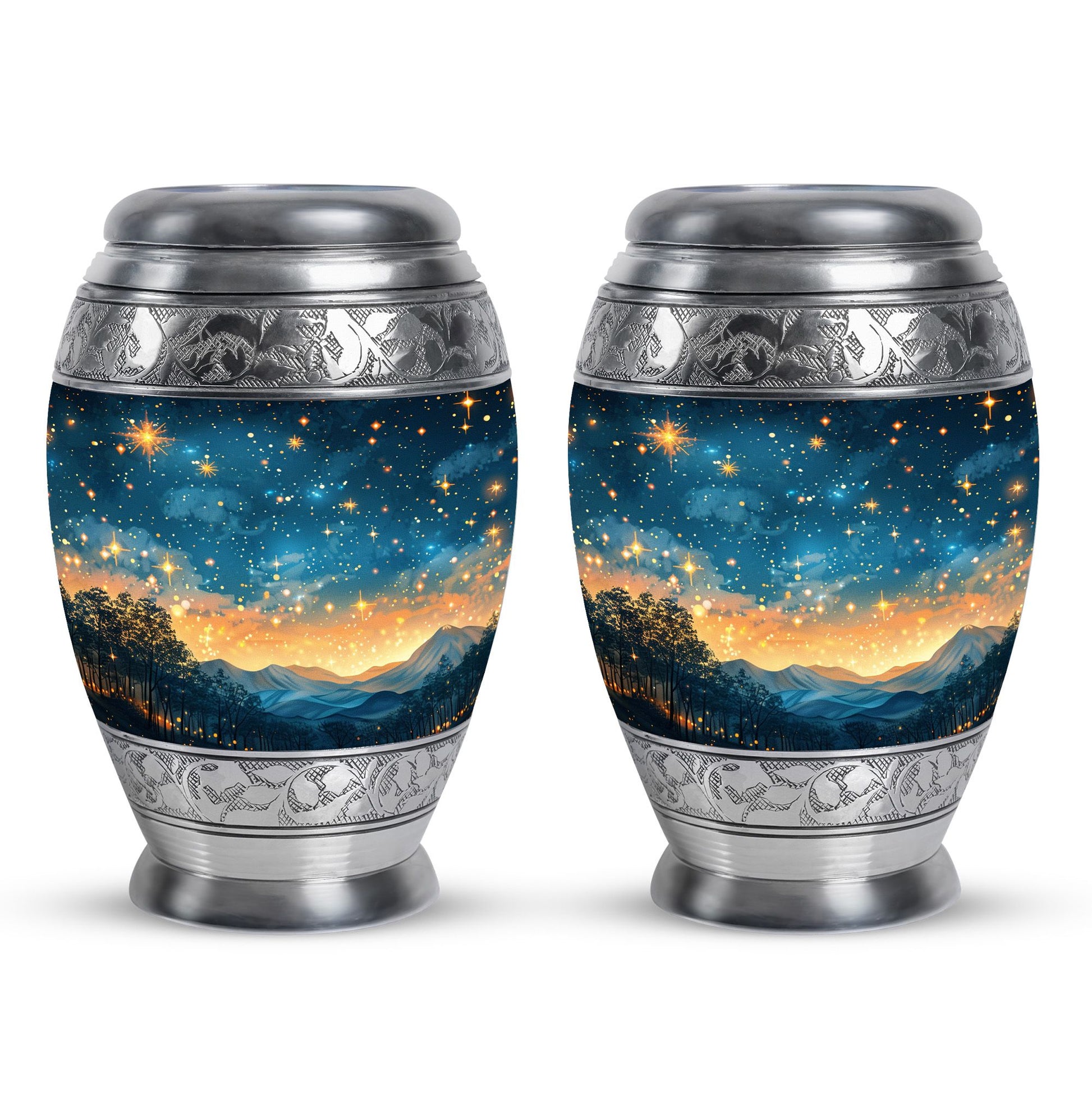 Majestic Sky Theme 3 Inch Keepsake Pack of 2
