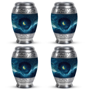 Majestic Moon Theme 3 Inch Keepsake Pack of 4