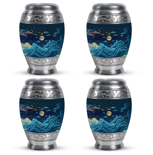 Majestic Moon Theme 3 Inch Keepsake Pack of 4