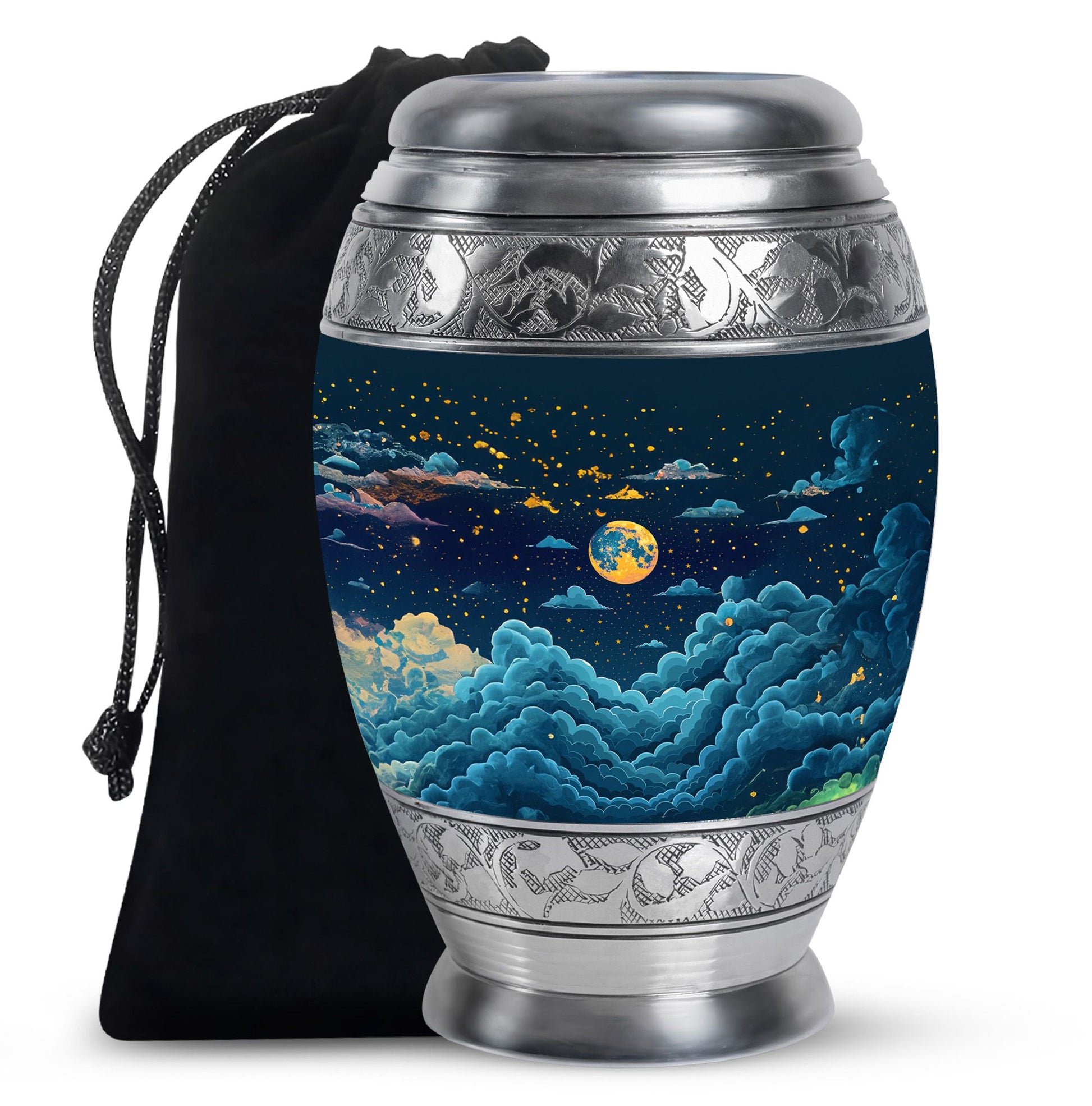 Majestic Moon Theme Large Urn 10 Inch