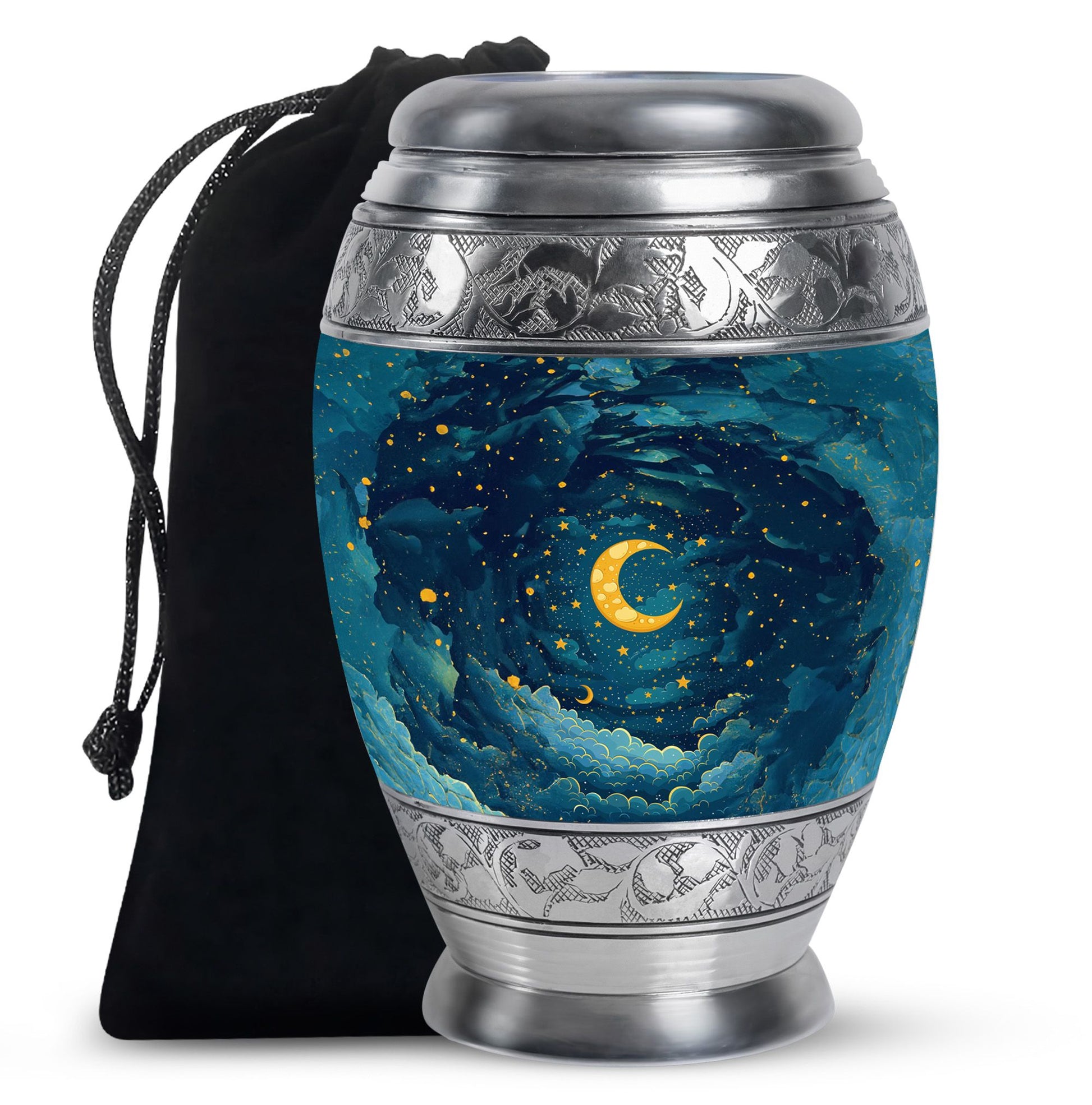Majestic Moon Theme Large Urn 10 Inch
