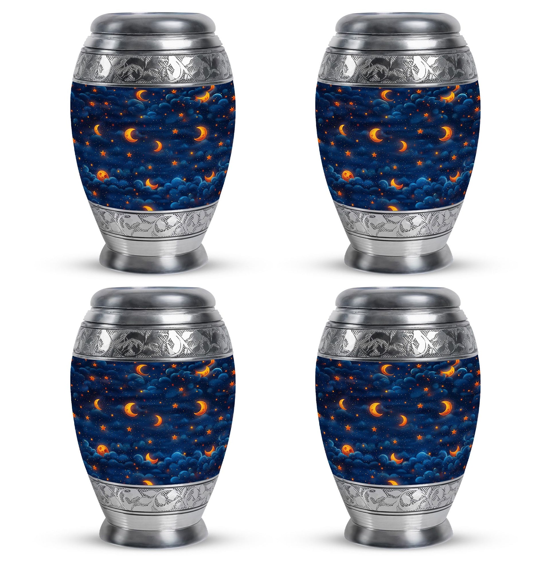 Night Sky Theme 3 Inch Keepsake Pack of 4