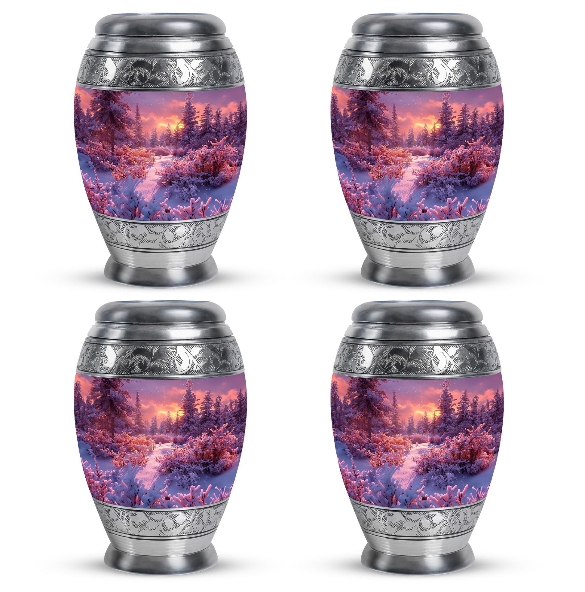 Majestic Sky Theme 3 Inch Keepsake Pack of 4