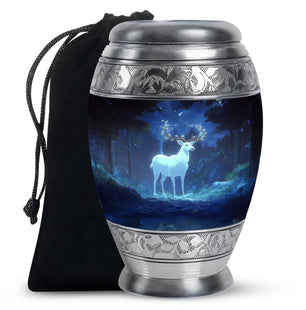 Deer Theme Large Urn 10 Inch