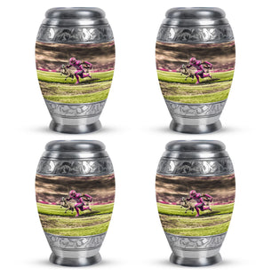 Football Theme 3 Inch Keepsake Pack of 4