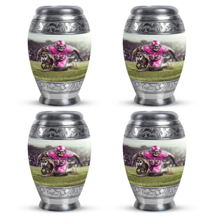 Football Theme 3 Inch Keepsake Pack of 4