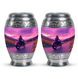 Motorbike Riders Theme 3 Inch Keepsake Pack of 2