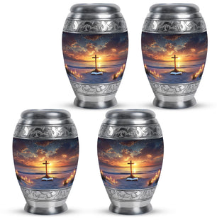 Cross Theme 3 Inch Keepsake Pack of 4