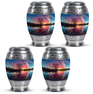 River Theme 3 Inch Keepsake Pack of 4