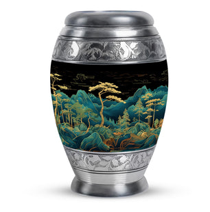 Tree Theme Large Urn 10 Inch