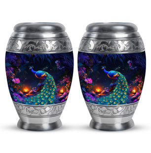 Peacock Theme 3 Inch Keepsake Pack of 2