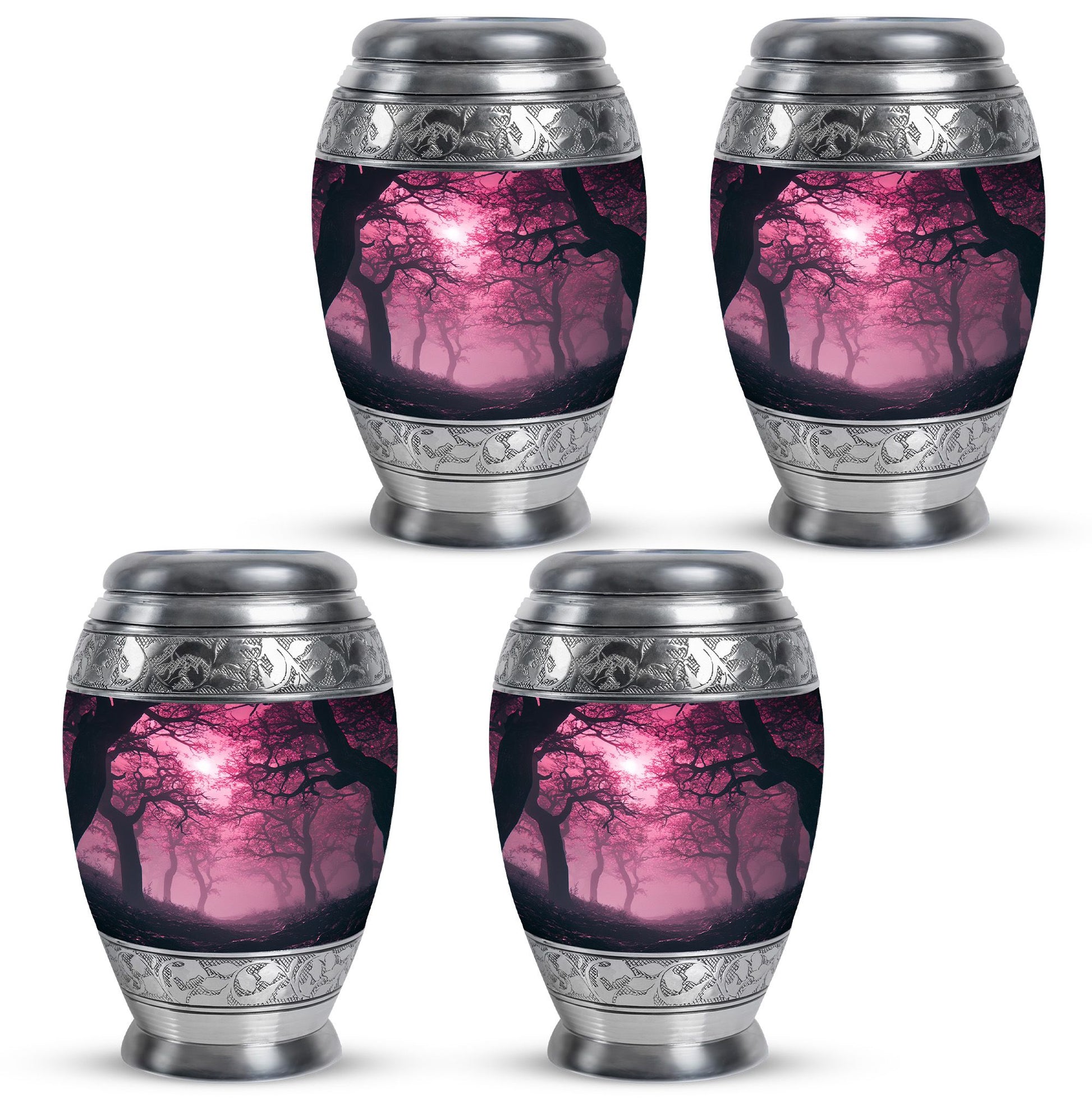Tree Theme 3 Inch Keepsake Pack of 4