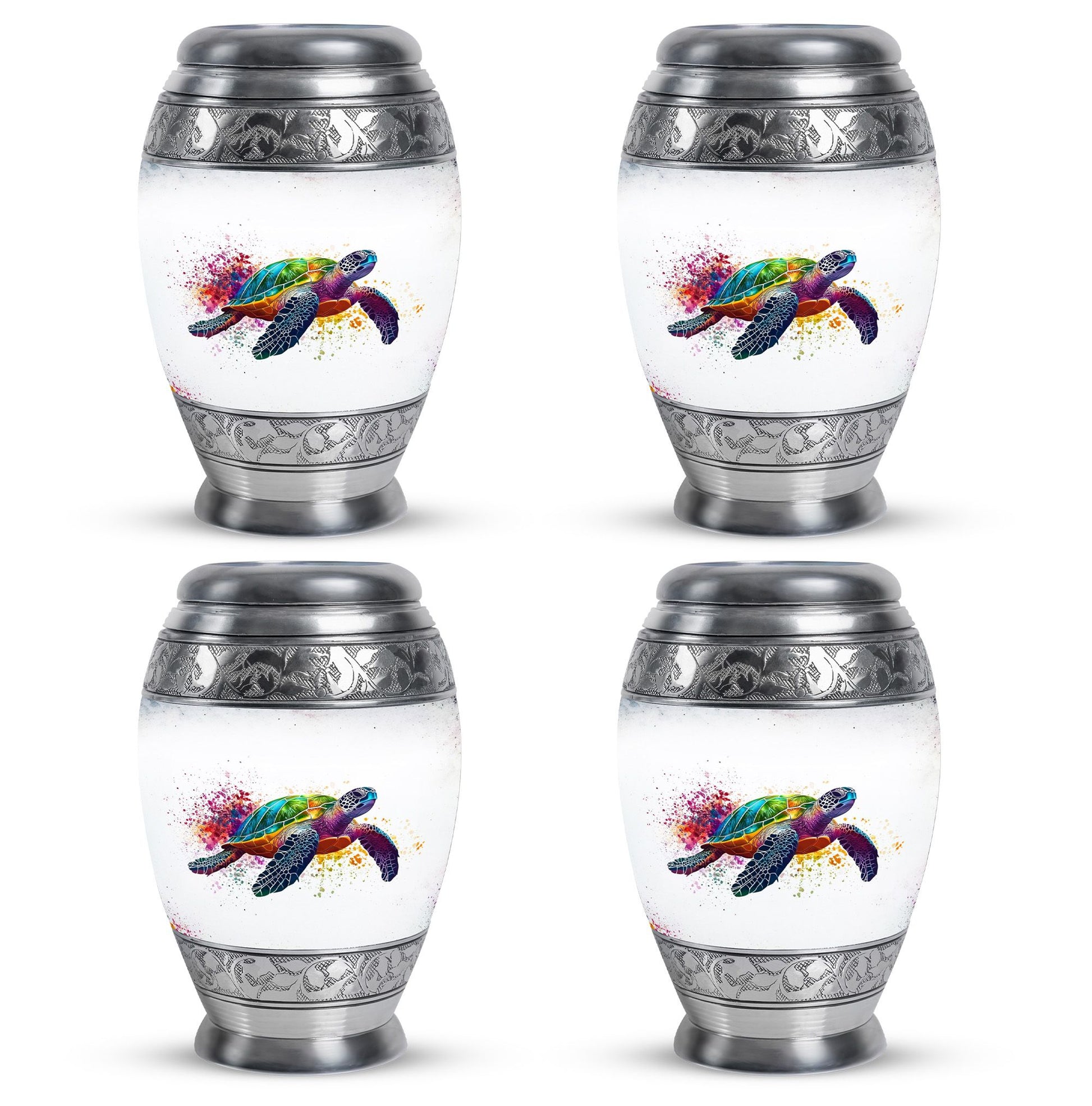 Tortoise Theme 3 Inch Keepsake Pack of 4