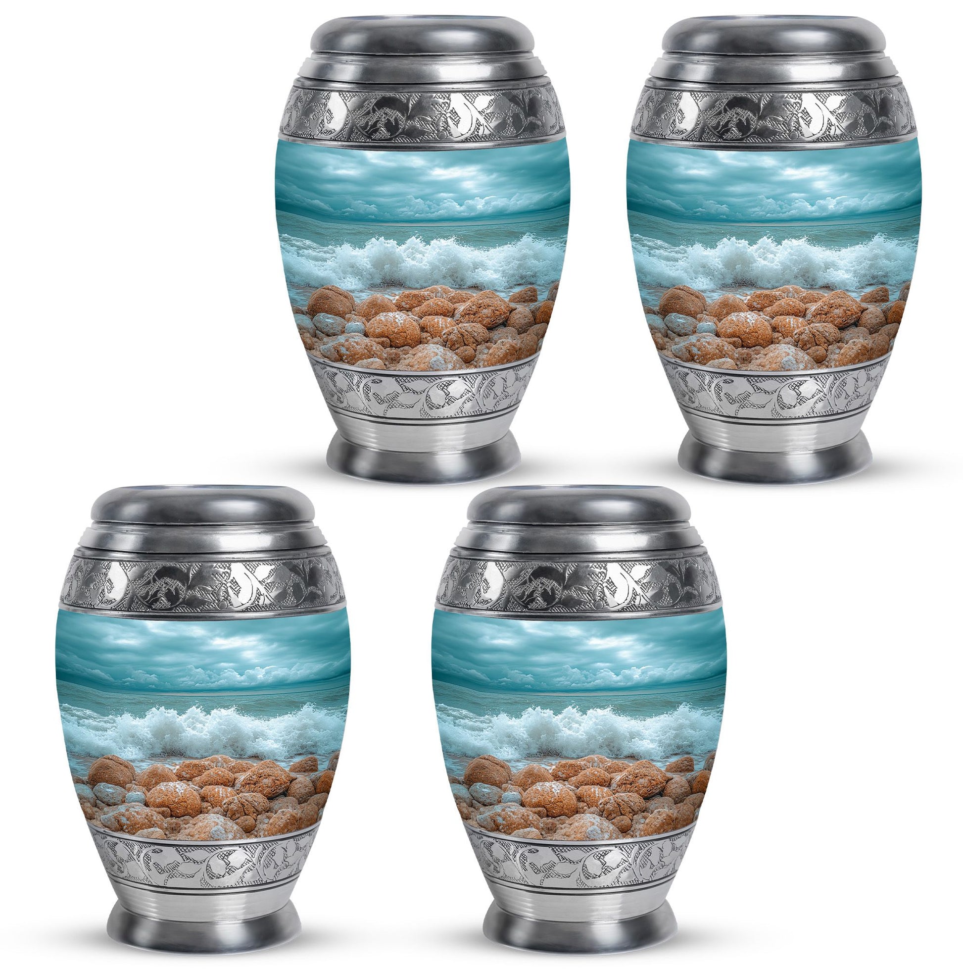 Sea Theme 3 Inch Keepsake Pack of 4