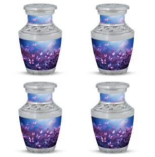 Magical Glowing Butterfly Fantasy Teardrop Cremation Urn For Ashes
