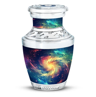 The Cosmic Dance - Galaxy Urn Large Teardrop, Heart Urn For Ashes