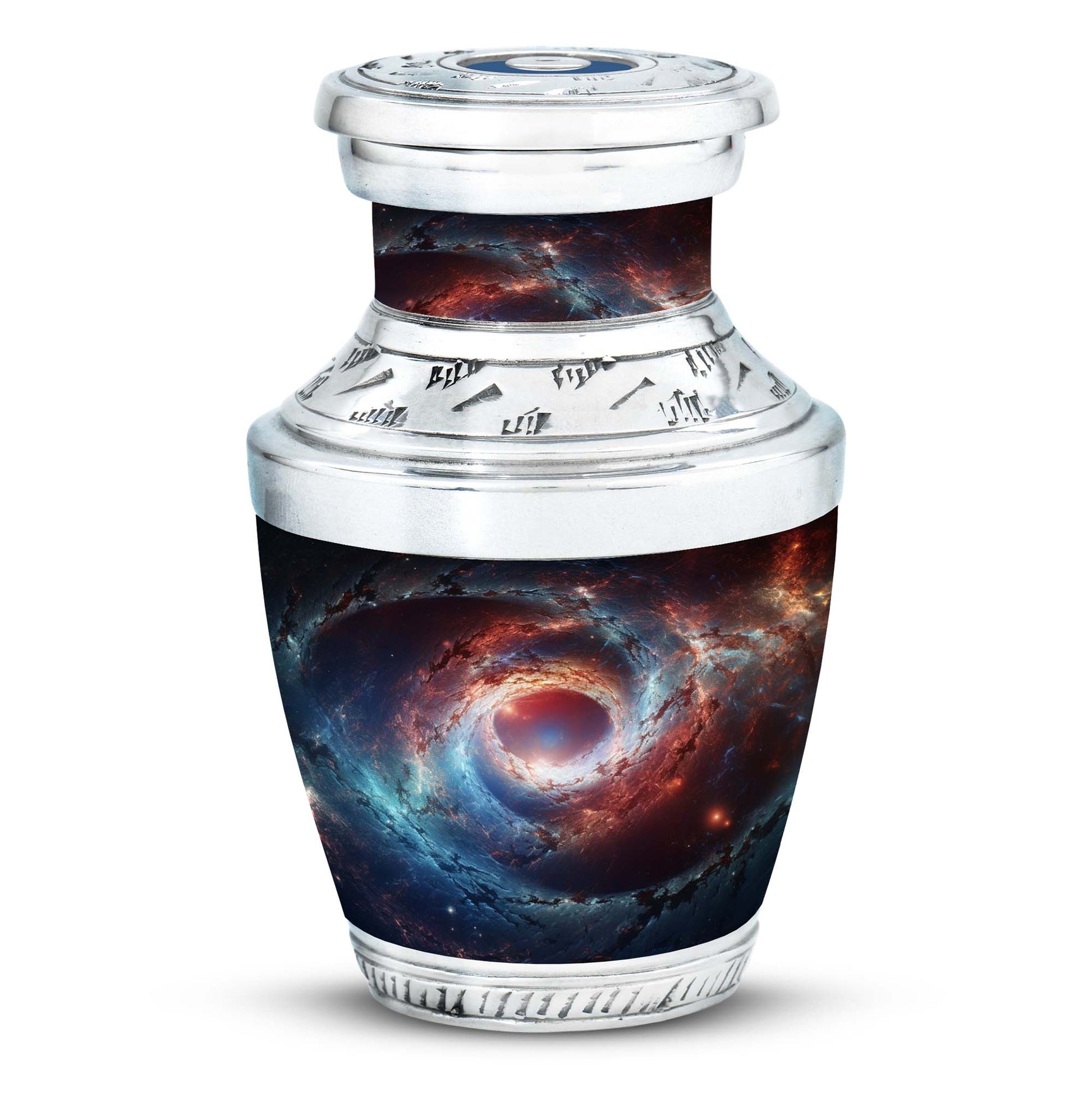 The Cosmic Dance Of Galaxies - Galaxy Urn Teardrop, Heart Shape Urn