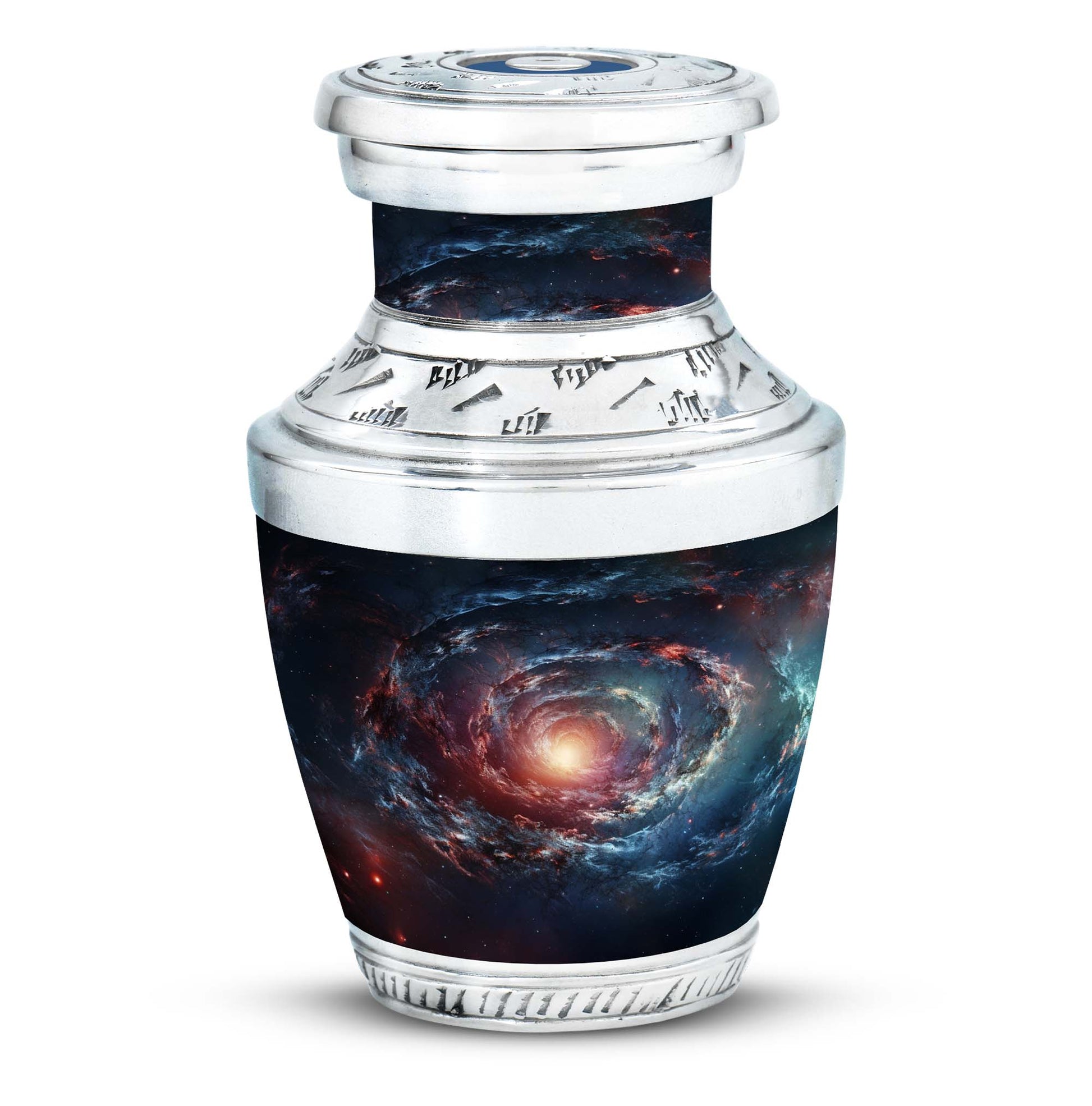 Spin Of Starry Skies - Galaxy Urn Large Teardrop, Heart Urn For Ashes