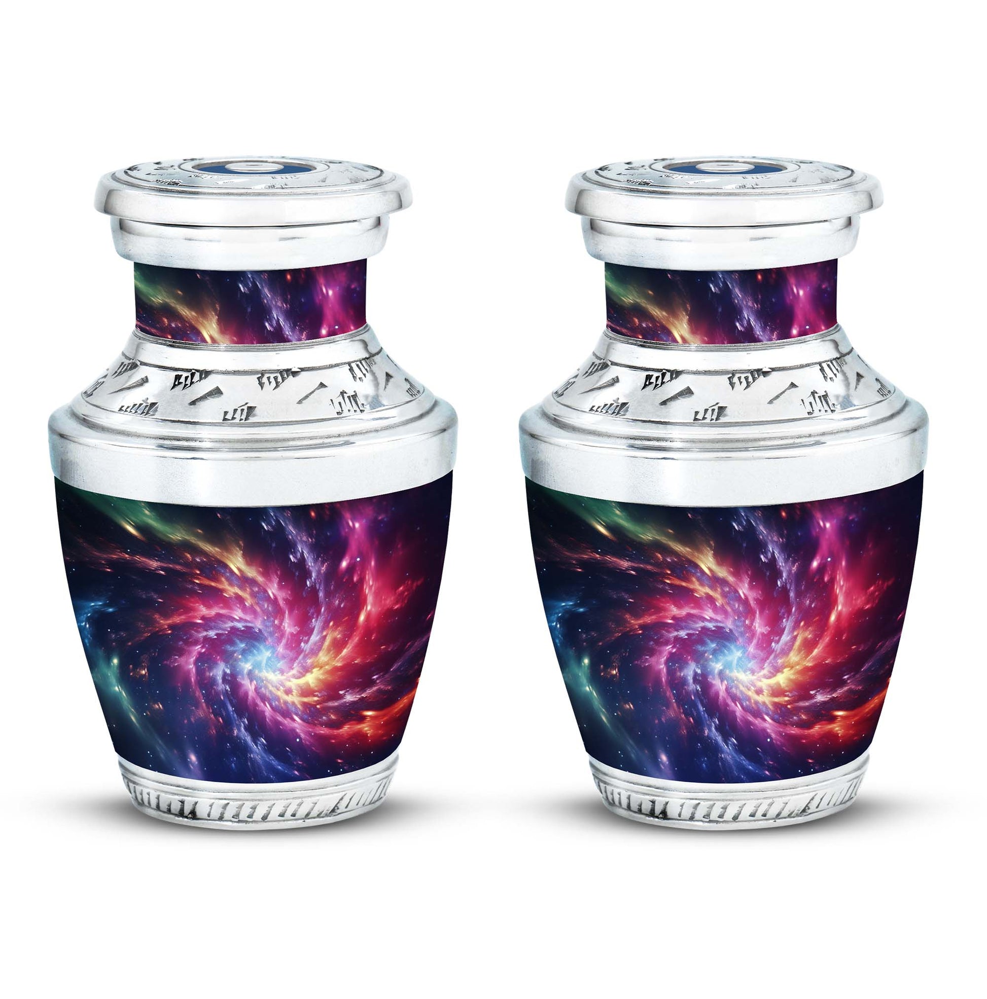 Symphony Cosmos - Galaxy Urn Teardrop, Heart Cremation Urn For Ashes