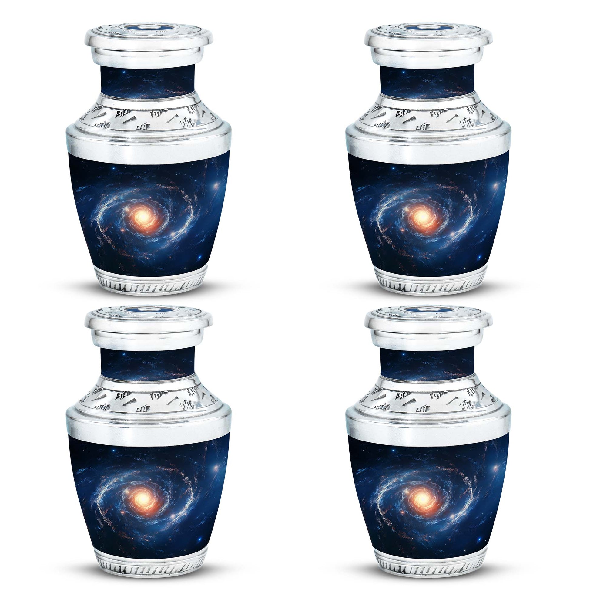 The Galactic Swirl. - Galaxy Urn Large Teardrop, Heart Urn For Ashes
