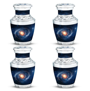 The Galactic Swirl. - Galaxy Urn Large Teardrop, Heart Urn For Ashes