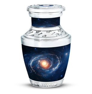 The Galactic Swirl. - Galaxy Urn Large Teardrop, Heart Urn For Ashes