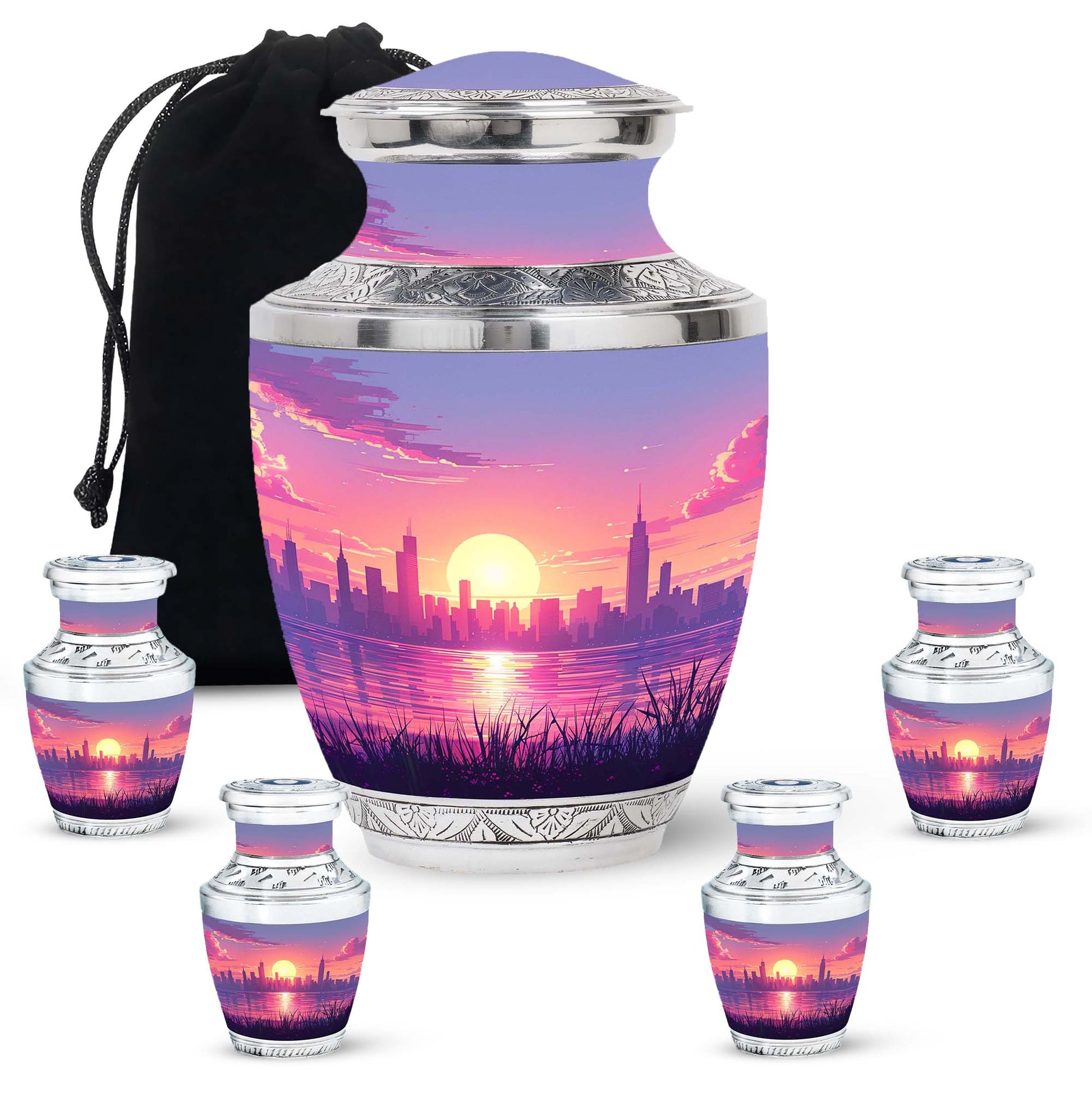 Urban Oasis - Car Urn Large Teardrop, Heart Urn For Ashes